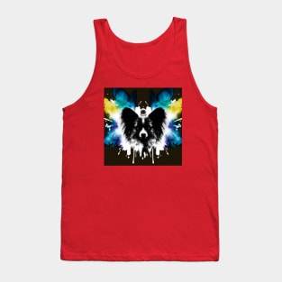 Papillon Spray Paint Art Tank Top